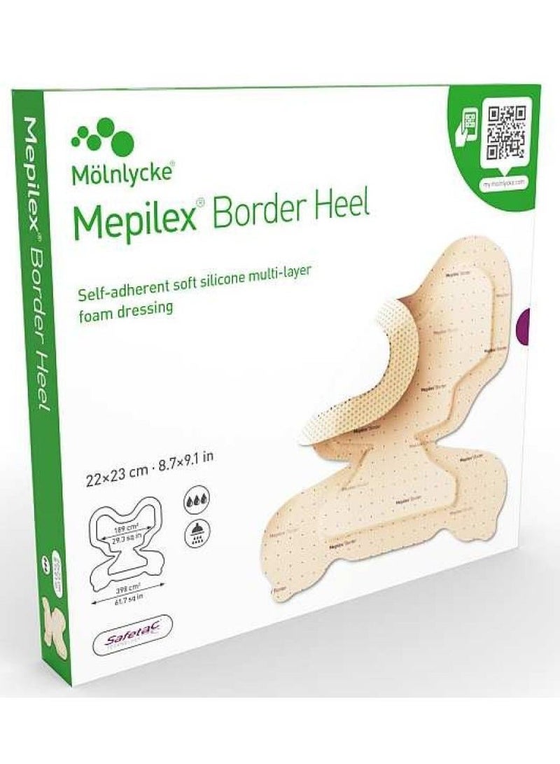 Molnlycke 10 Pack Mepilex Foam Classic Silicone Sponge Blister Plasters, 22 x 23 cm (8.7 x 9.1 in) - Image 1